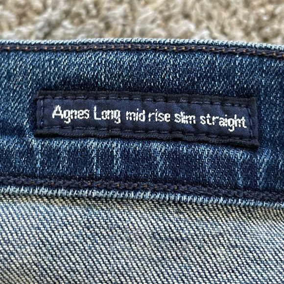 CITIZENS OF HUMANITY Agnes Long Mid Rise Slim Straight Jeans size 30 - Picture 4 of 9
